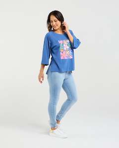 Zafina Kate T-shirt Navy