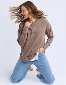 Foxwood: Foxwood Simplified Crew Chocolate Brown