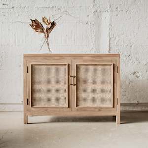 Rattan Furniture: Slim Natural Rattan Buffet