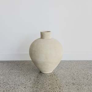 Cream Terracotta Vase