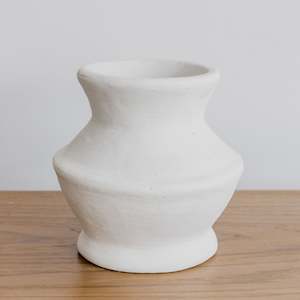 Small White Vintage Vase