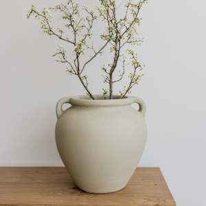 Vases And Pots: Wide Mouth Urn (Mud)