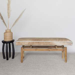 Argentinean Cowhide Bench (M) (Slim) No.4