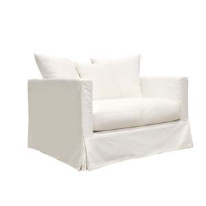 Pico Love Seat (White)