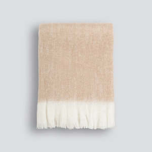 Clay Wool Blend Throw