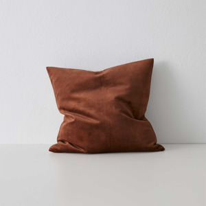 Velvet Cinnamon Cushion 50cm x 50cm