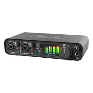 MOTU M4 4x4 USB-C Audio Interface for Recording, Mixing, and Podcasting