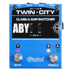 Radial Engineering: Radial Twin City - Class-A Active ABY Switcher