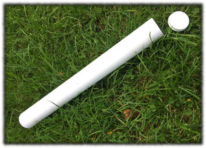 Products: Heavy Duty 2.2mm Wall - 50mmID White Mailing tube 350mm long (single) - End Caps not included