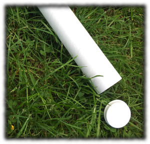 Heavy Duty 2.2mm Wall - 50mmID White Mailing tube 350mm long (bundle of 24) - En&hellip;