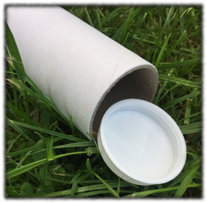 Heavy Duty 2.2mm Wall - 76mmID White Mailing tube 500mm long (Bundle of 10) - En&hellip;