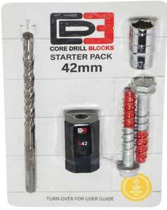 42mm Core Drill Block Starter Pack