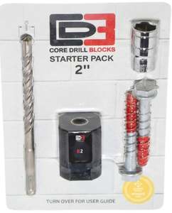 Products: 2" Core Drill Block Starter Pack