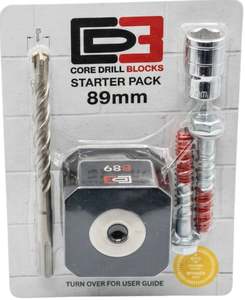 Products: 89mm Core Drill Block Starter Pack