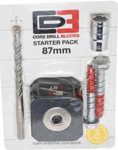 87mm Core Drill Block Starter Pack