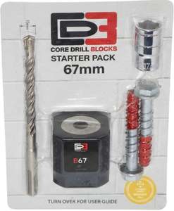67mm Core Drill Block Starter Pack