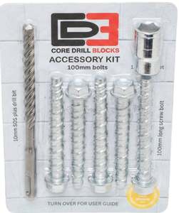 100mm Core Drill Block Accessory Kit