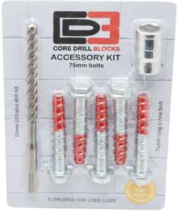 75mm Core Drill Block Accessory Kit