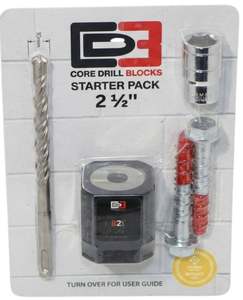 2 1/2" Core Drill Block Starter Pack
