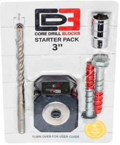 Products: 3" Core Drill Block Starter Pack