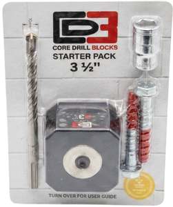 3 1/2" Core Drill Block Starter Pack