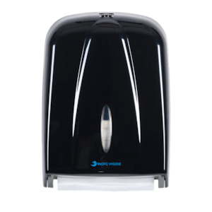 Dispensers Hand Towel: Pacific Hygiene Trim Hand Towel Dispenser - Black
