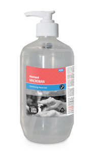 Kemsol Microban Hand Sanitiser 500ml Pump Bottle