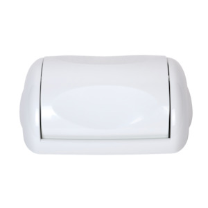 Bins Rubbish Bin Lids Billboards: Waste Paper Bin White 23L - Swing Lid