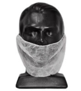 Ppe: White Beard Covers