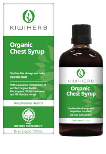 Natural And Organic Vitamins: KIWIHERB Organic Chest Syrup 100ml