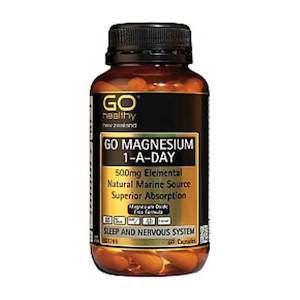 Best Sellers: GO Magnesium 1-A-Day 500mg 60caps