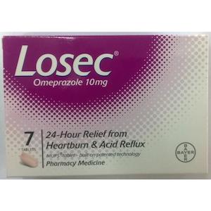 Natural And Organic Antibiotic Support: Losec Omeprazole 10 mg 7 Tablets