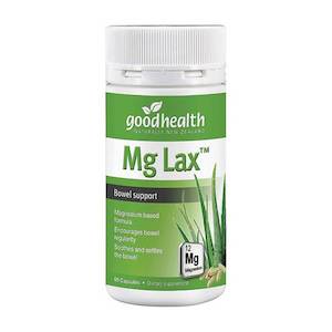 Natural And Organic Antibiotic Support: Good Health Mg Lax 60 Capsules