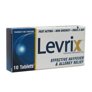 Diet Supp Allergy Sinus: LEVRIX Tablets 5mg 10s