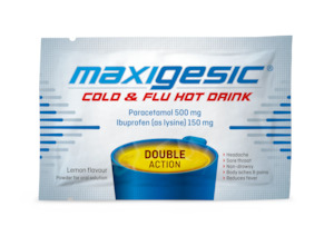 Cold Flu: MAXIGESIC Cold & Flu Lemon Hot Drink 20s