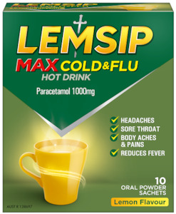 Cold Flu: LEMSIP Sachets Max 10s