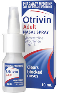 Cold Flu: OTRIVIN Adult Nasal Spray 10ml