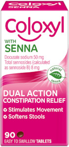 Digestion Support: COLOXYL and Senna Tabs 90s