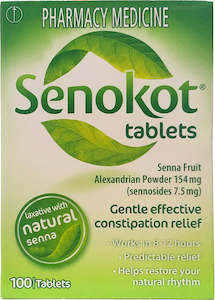 Digestion Support: SENOKOT Tabs 100s