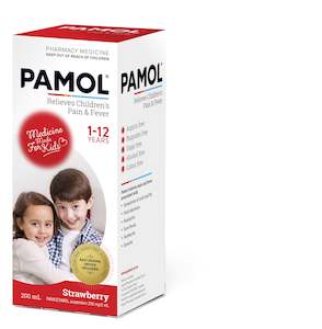 Children Pain: PAMOL All Ages Strawberry 200ml