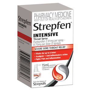 Throat: STREPFEN Intensive Throat Spray 15ml