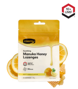 Throat: COMV Manuka Honey Loz Lemon 12pk
