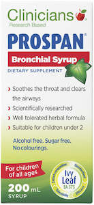 Cough: CLINIC. Prospan Bronchial Syrup 200ml