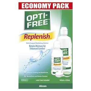 Contact Lens: OPTIFREE Replenish Economy Pk
