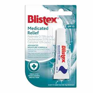 Blistex Medicated Relief Advanced Moisture Formula SPF 15 6 g