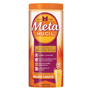 Digestion Support: METAMUCIL Orange Smooth 283g 48 Doses