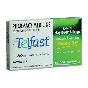 Telfast Tablets 180mg 10s