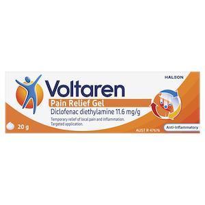 Personal Care First Aid: VOLTAREN Pain Relief Gel 20g