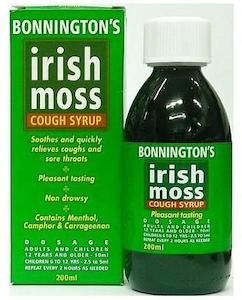Bonnington's Irish Moss Cough Syrup 200 ml