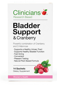 Clinicians Bladder Support & Cranberry 2G 14 Sachet